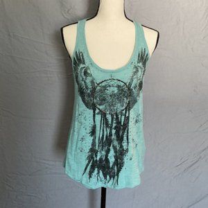 Rock & Republic Blue Tank Top Size: M